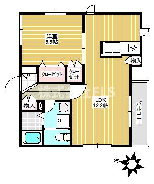 豊島区千川１丁目の賃貸マンションの間取り