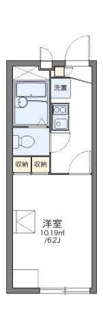 レオパレスフィーユⅡの間取り