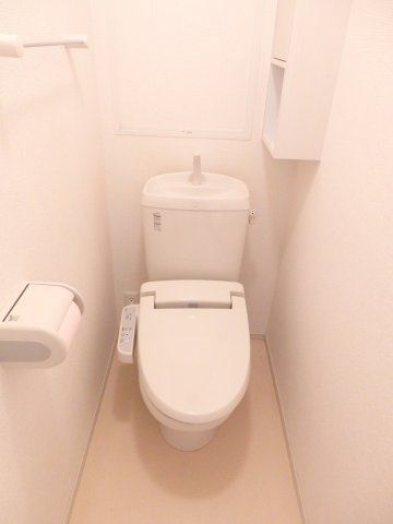 ヴィラ　池之内のトイレ|コンパクトで使いやすいトイレです