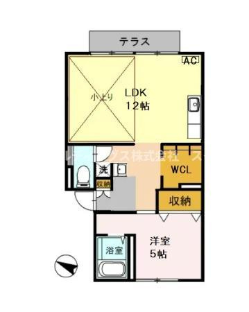 メゾンふじⅡの間取り