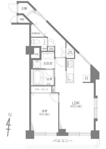 【間取り】 | キャッスルマンション代官山