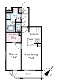 【間取り】 | BCITYAPARTMENTTOKYOSOUTH