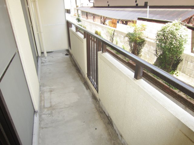 ミリオンハイム東昭和町のバルコニー