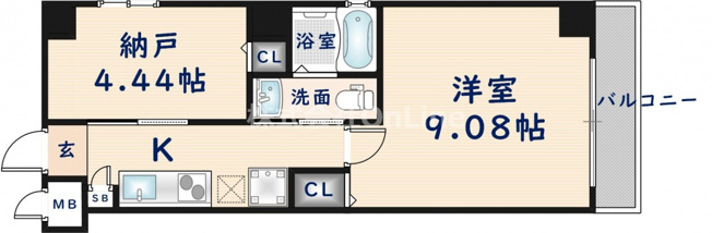 【間取り】 | グランシアター高井田