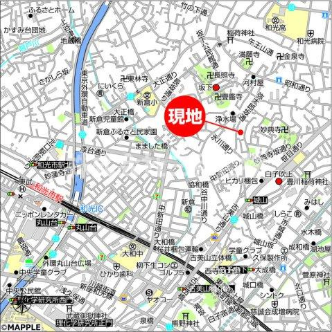 BLOOM COURTの地図