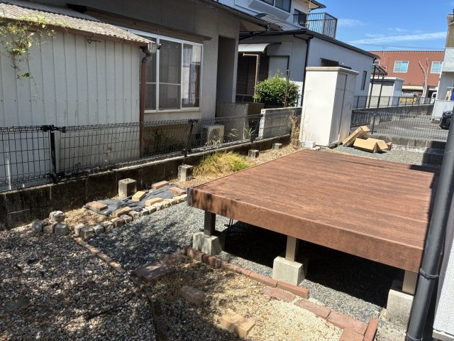 宇土市新小路町の中古一戸建のその他|ウッドデッキ