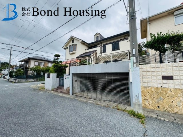 7LDK　お庭スペース有り　西区天王山　中古戸建の前面道路含む現地写真