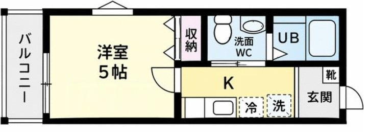メリディアン杉田の間取り