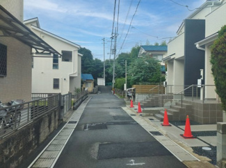【前面道路含む現地写真】 | 宇治市広野町寺山　3期2号地　新築戸建
