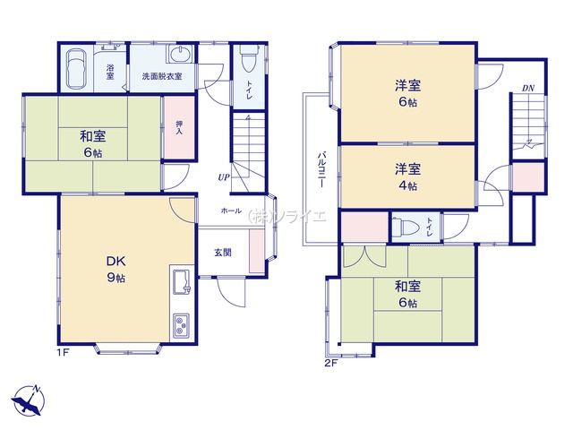 戸建 狭山市柏原の間取り
