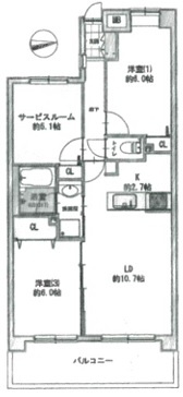 【間取り】 | 日神パレステージ北綾瀬