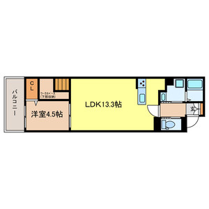 川口市戸塚４丁目の賃貸マンションの間取り