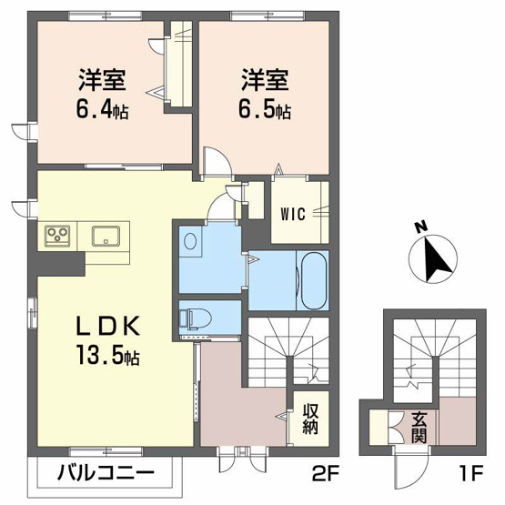 【間取り】 | エスポワール鷹子