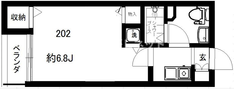 フォセット南大井【おとり物件なし】#学生・社会人にオススメ！初期費用分割払いOK！の間取り