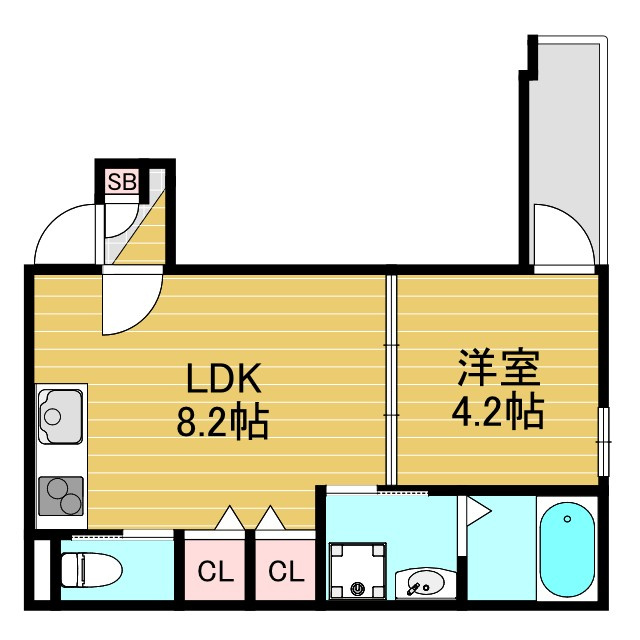 M-City大阪十三の間取り