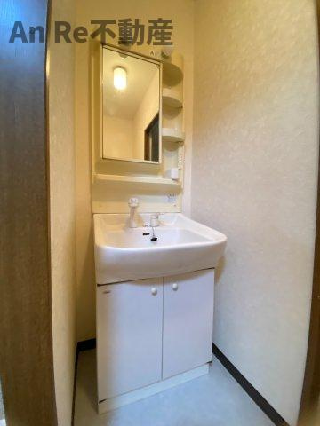 川口市東川口５丁目の賃貸マンションの洗面所