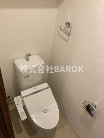 福岡市博多区住吉４丁目の賃貸マンションのトイレ