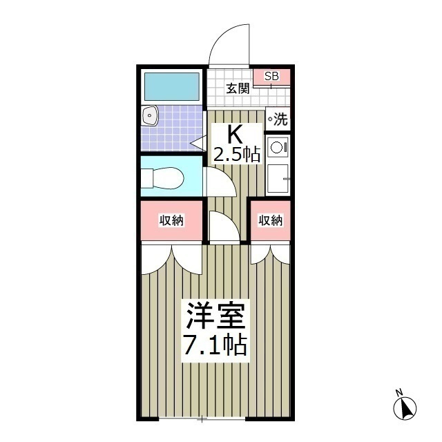 サンライズⅢの間取り