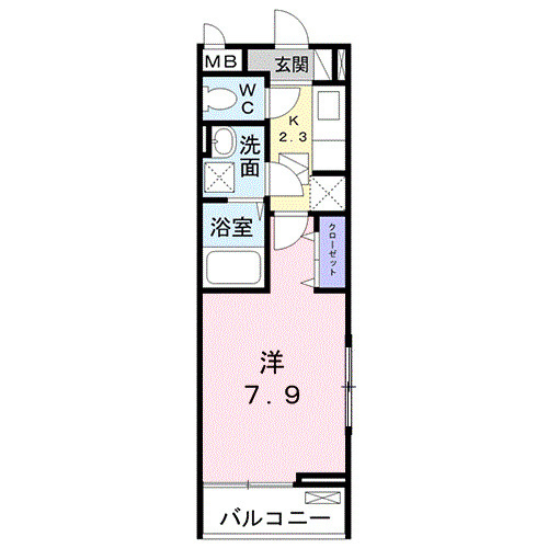 デーア　アロッジオの間取り
