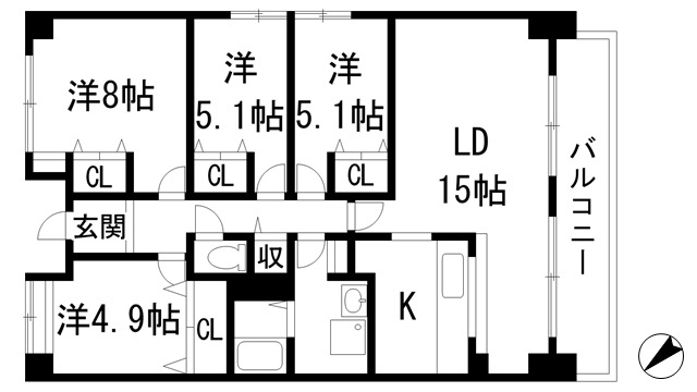 【間取り】 | アメニティコート宝塚湯本