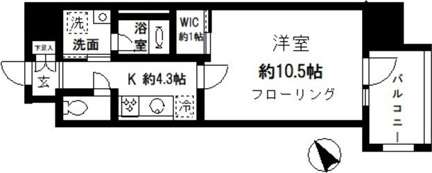 【間取り】 | ベル ドミール 目黒
