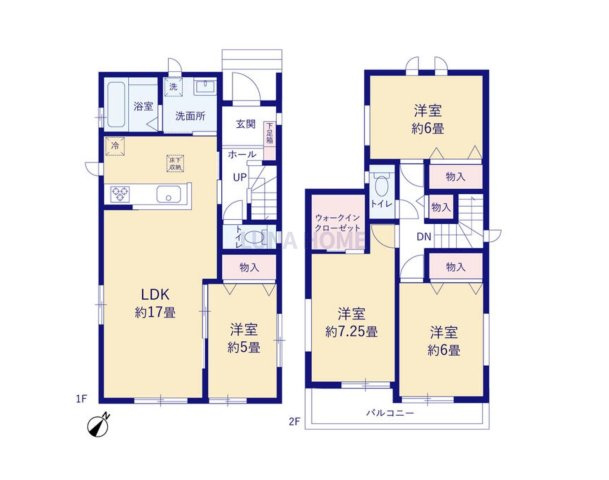 守谷市薬師台7丁目　新築戸建　C号棟