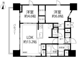 クレイシア・ヴァースクレイシア赤羽の間取り