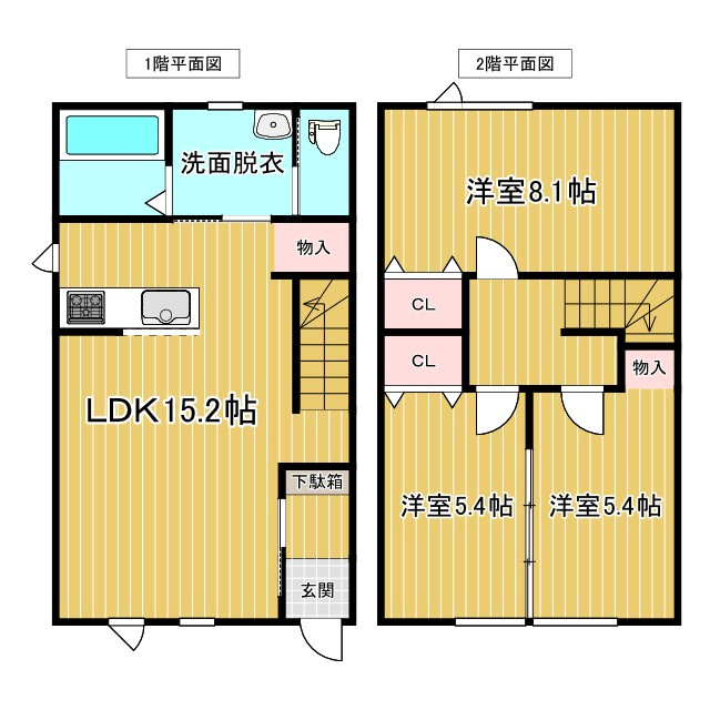帯広市西十八条南２９丁目のタウンの間取り