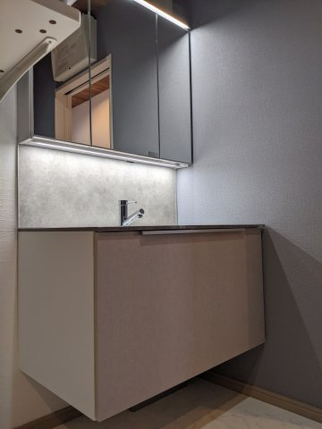 江陽建売の独立洗面台|独立洗面台（TOTO）：洗面室1.25坪