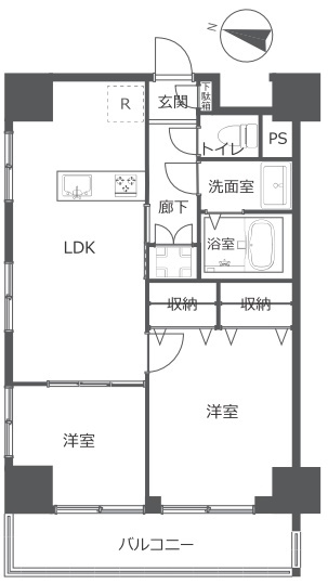 ライオンズマンション護国寺第3の間取り