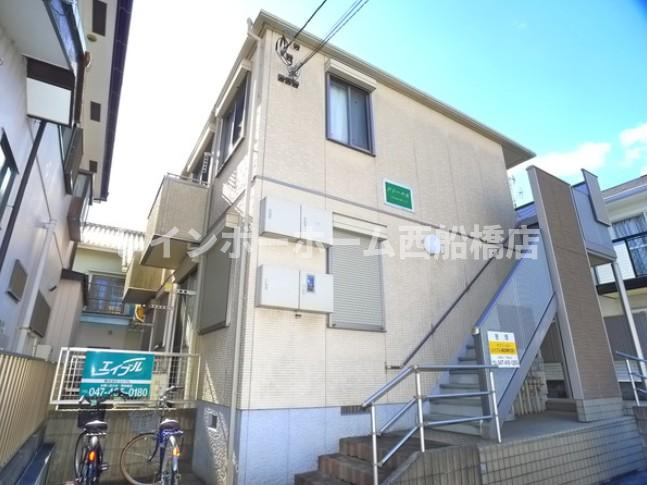 市川市南大野１丁目のアパートの外観