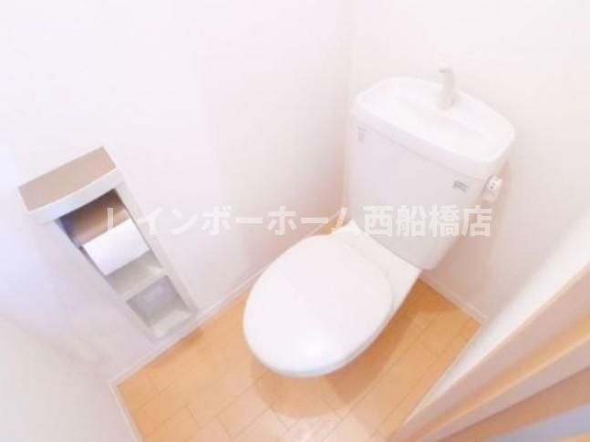 市川市南大野１丁目のアパートのトイレ