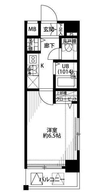 プレール・ドゥーク清澄白河の間取り|間取りです。