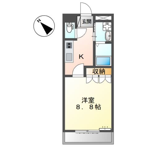 テラノ　モンターニャの間取り