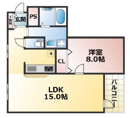 【間取り】 | ユニッソン上町