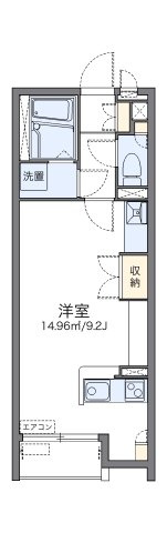 春日市春日原南町４丁目のアパートの間取り|代表的な間取のため実際の間取とは異なる場合があります