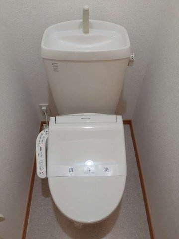 サンライズ・あじさい　Ｂのトイレ|コンパクトで使いやすいトイレです