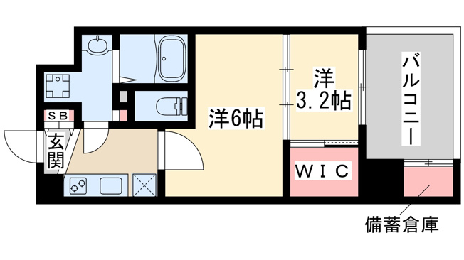 【間取り】 | セレニテ江坂ルフレ