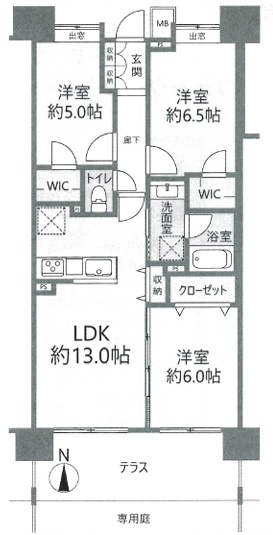 【間取り】 | コスモ押上ガーデンシティ