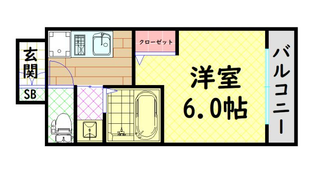 【間取り】 | エステムコート難波WEST-SIDEⅦグローブ