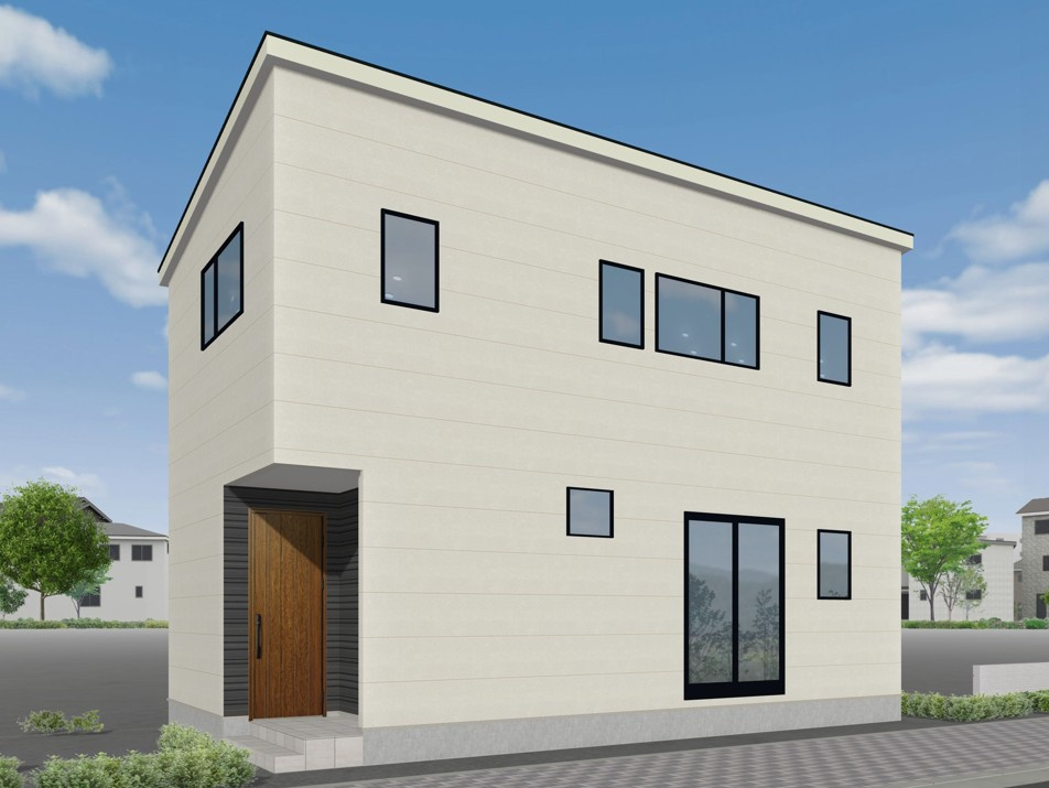上徒士町建売の外観パース|A棟：画像はイメージです。