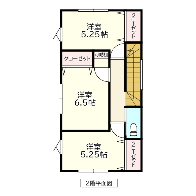 上徒士町建売の間取り|A棟：２階