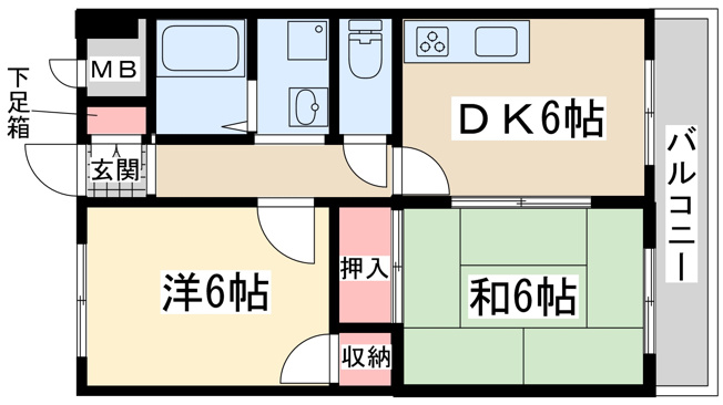 【間取り】 | セゾン木川