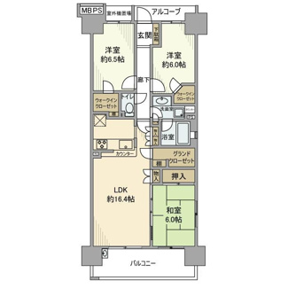 【間取り】 | 亀戸レジデンス | 間取りです。