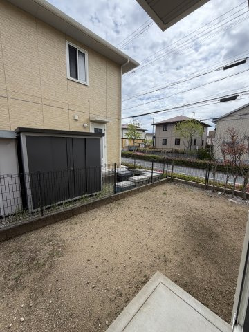 多井畑南町戸建賃貸の庭