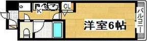 エステムコート神戸県庁前の間取り