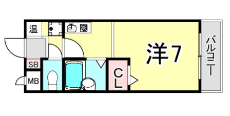 クレアコート産所町の間取り