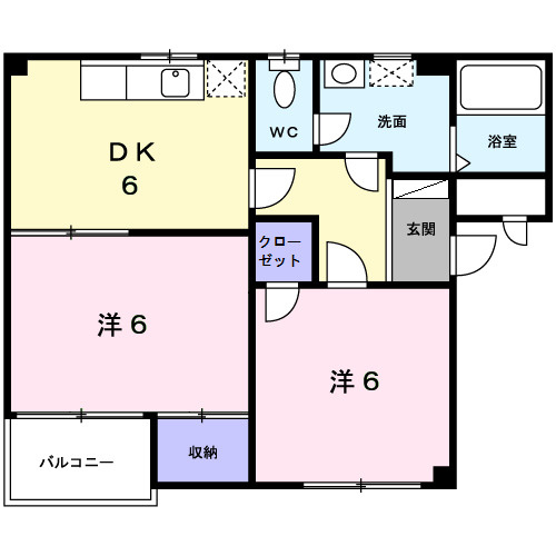 ルミエール大田の間取り