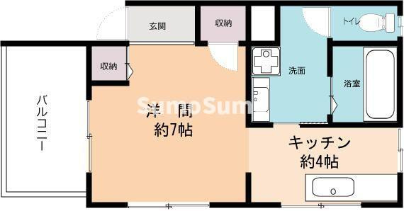 イズミマンションの間取り