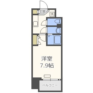 アドバンス上町台Ⅱクレイドルの間取り